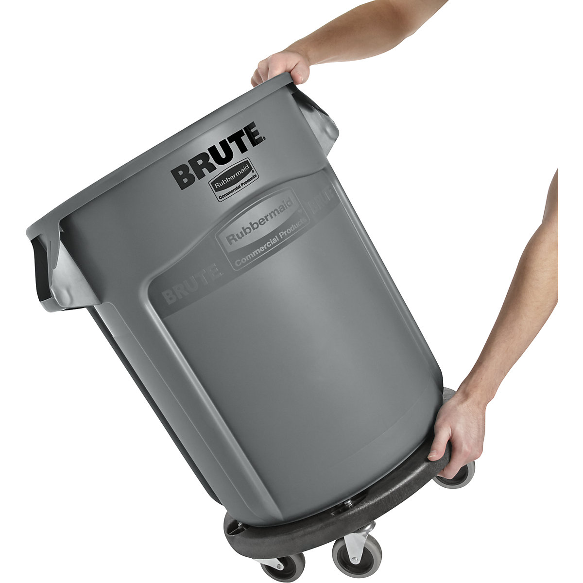 Contenedor universal BRUTE® con carro – Rubbermaid (Imagen del producto 2)-1
