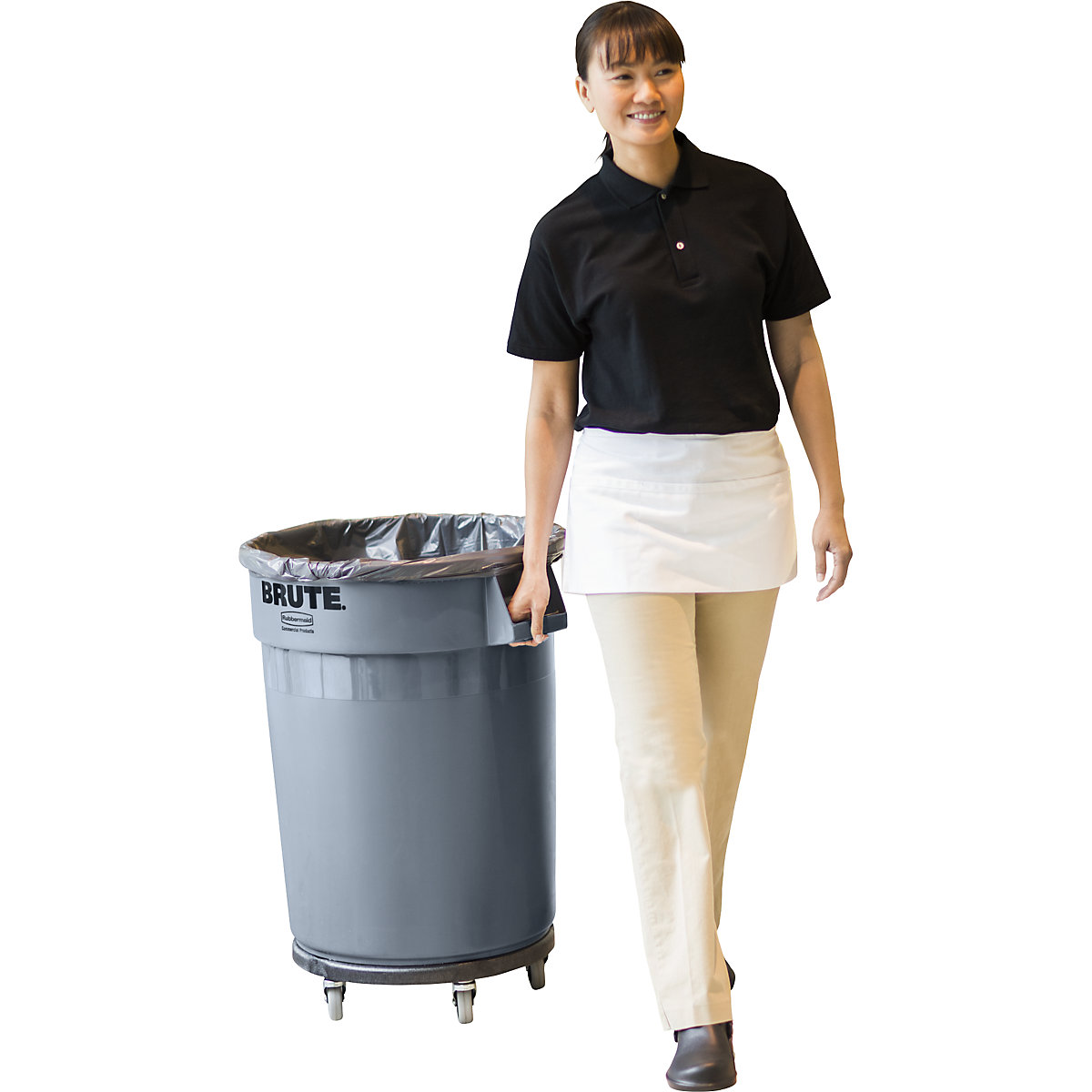 Contenedor universal BRUTE® con carro – Rubbermaid (Imagen del producto 3)-2