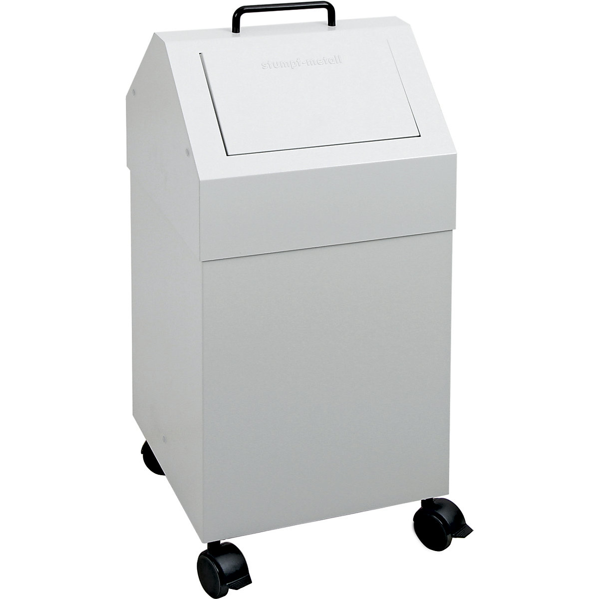 Recipiente con trampilla para separar materiales