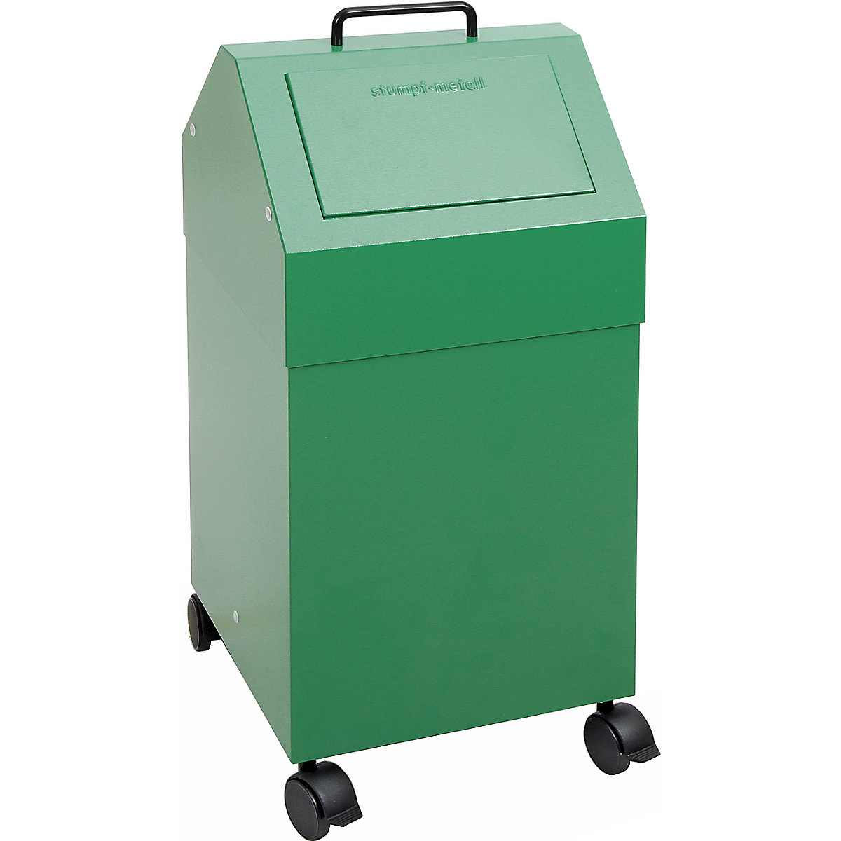 Recipiente con trampilla para separar materiales