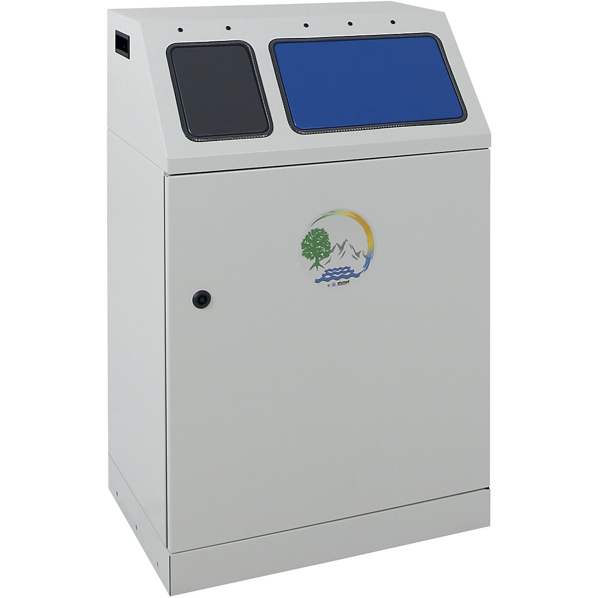 Recipiente de acero para separar materiales