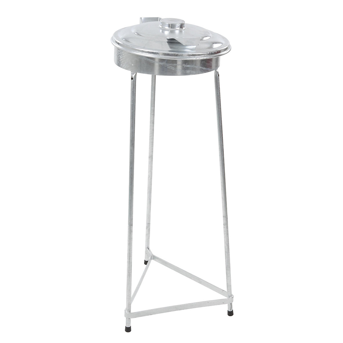 Soporte de acero para bolsas de basura