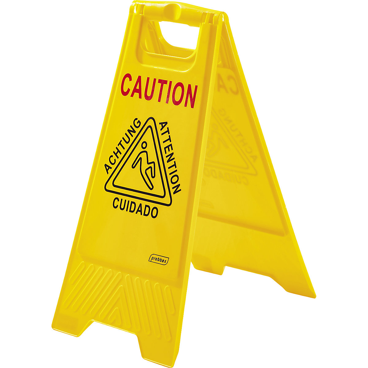 Cartel de advertencia multilingüe – Probbax