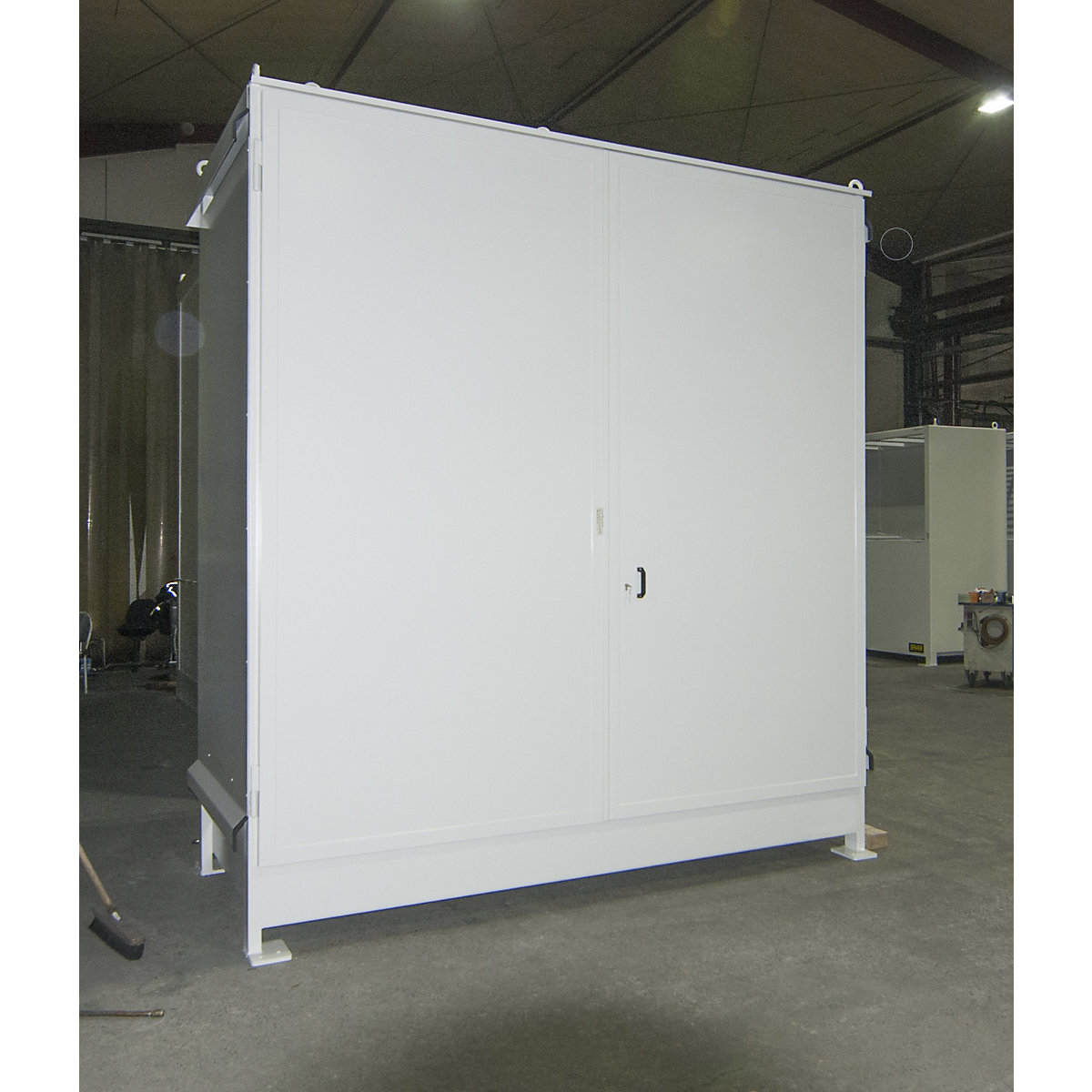 Container cu rafturi pentru substanțe periculoase – eurokraft pro (Imagine produs 5)-4