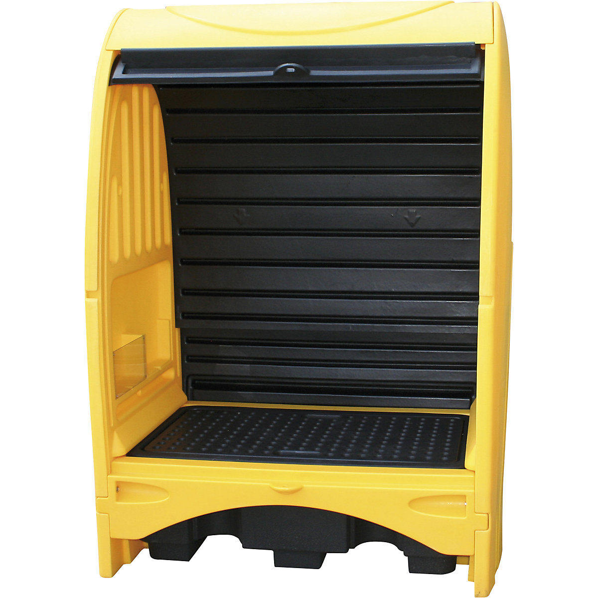 Unitate de depozitare a substanțelor periculoase din PE cu oblon (Imagine produs 4)-3