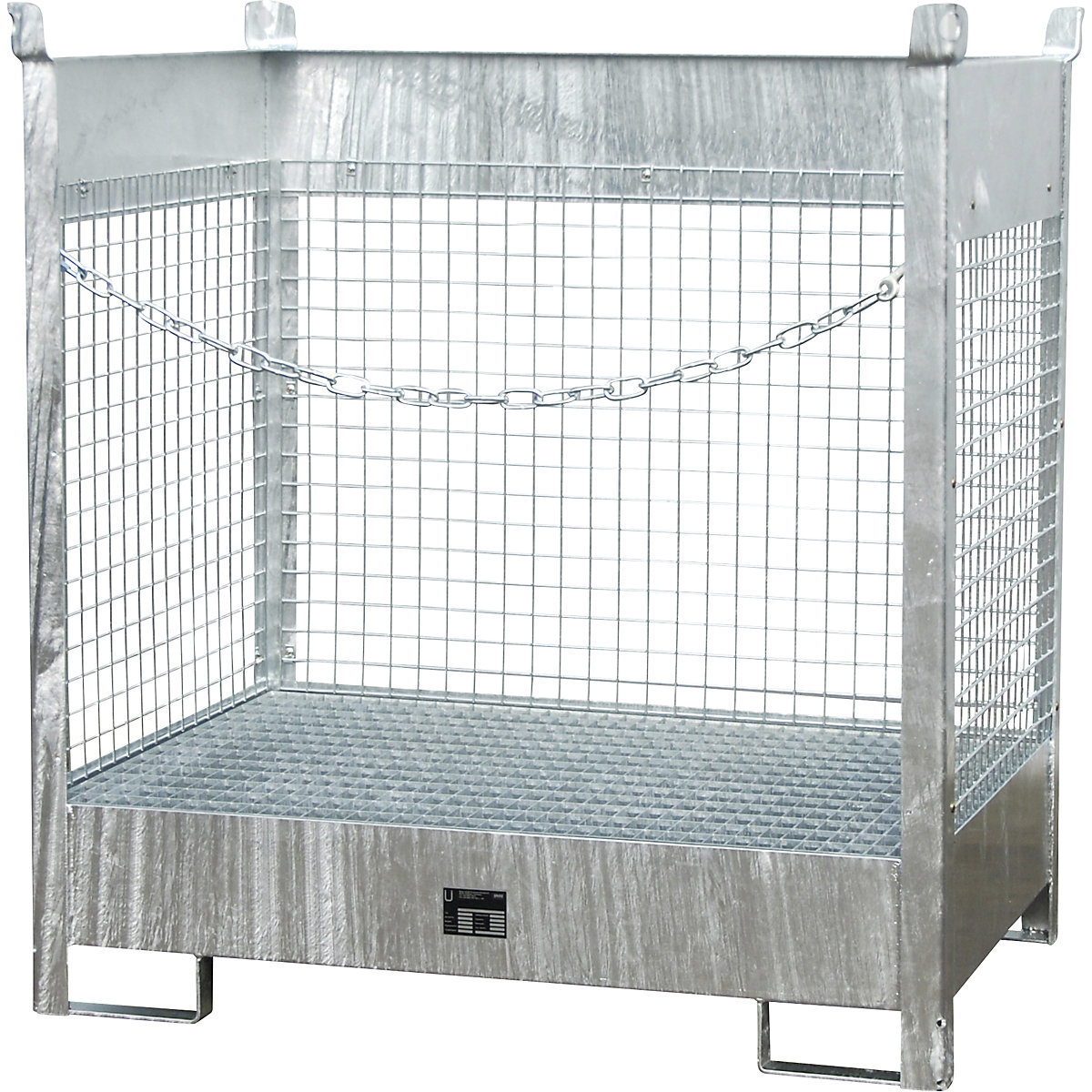 Palet de depozitare și transport cu vană de captare – eurokraft pro