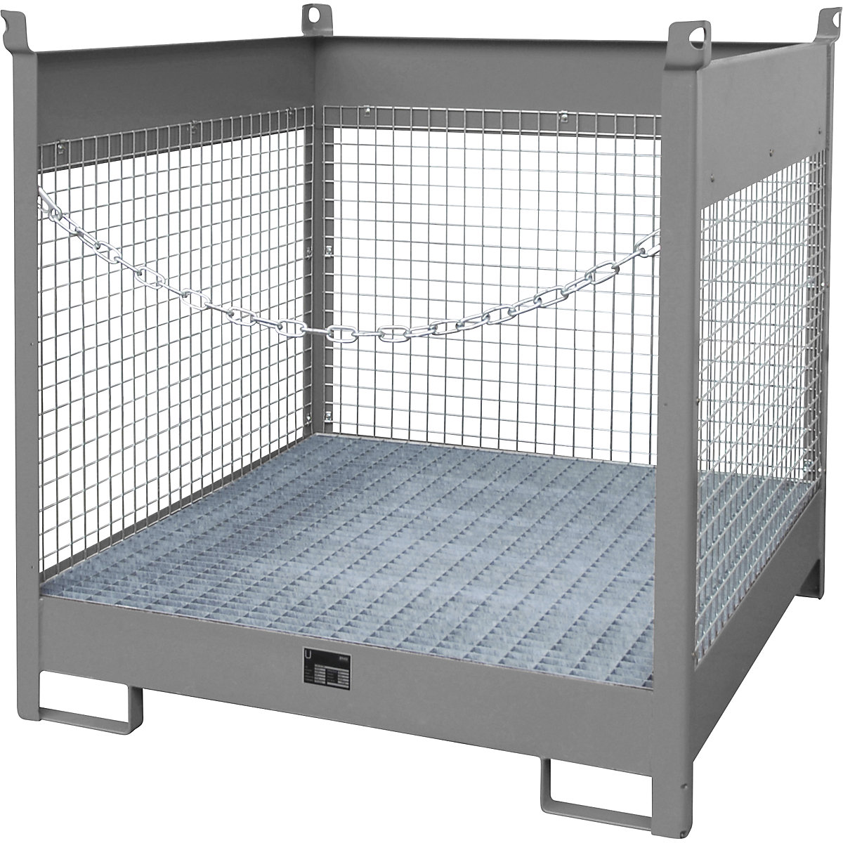 Palet de depozitare și transport cu vană de captare – eurokraft pro