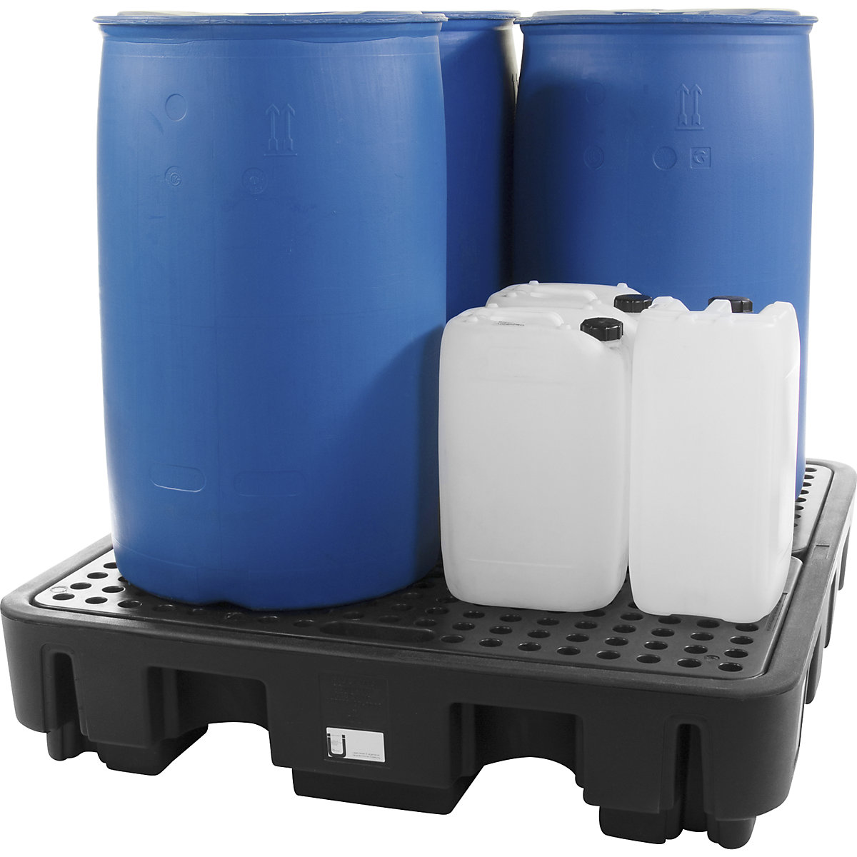 Vană de captare din PE pentru 4 butoaie de 200 l (Imagine produs 3)-2