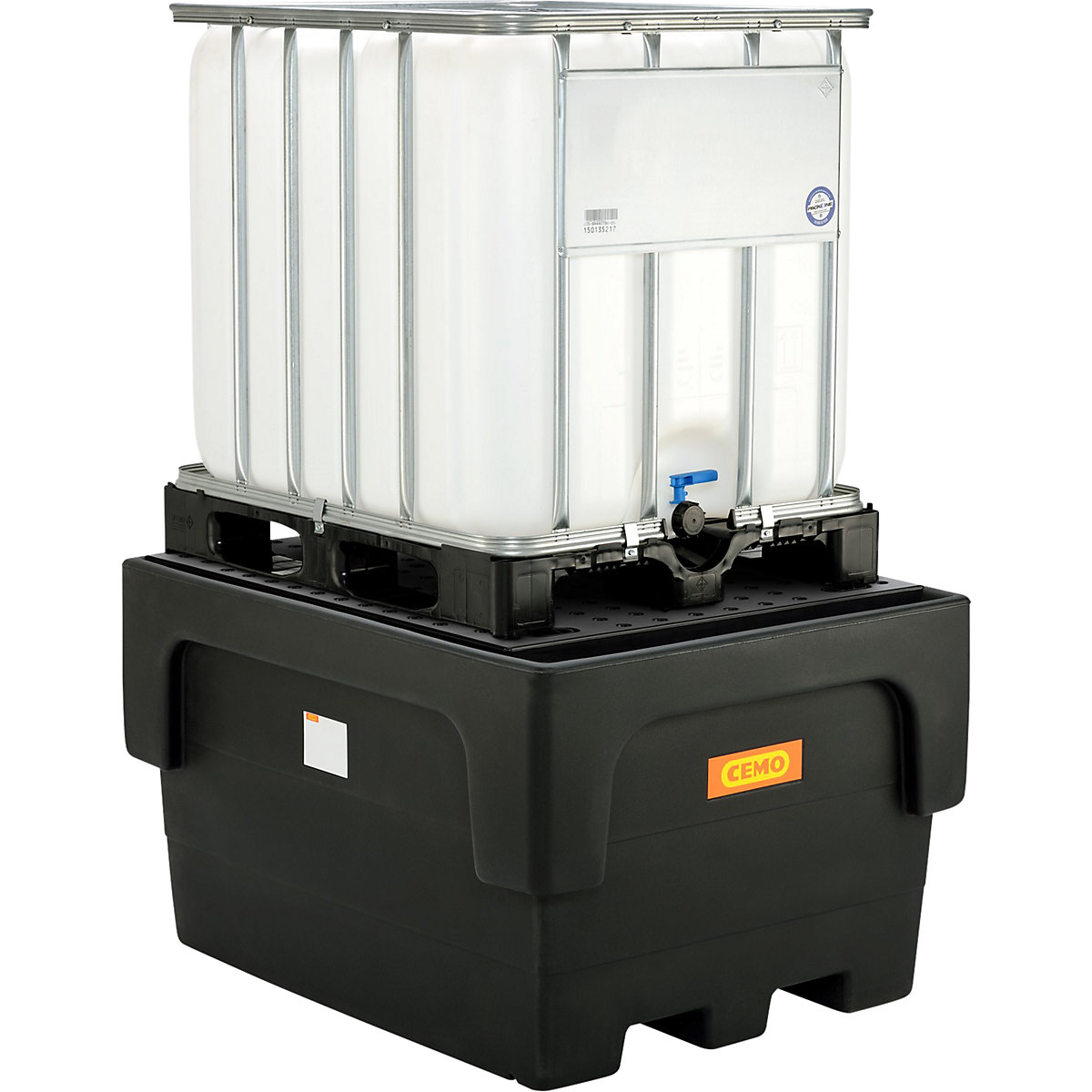 Vană de captare din PE pentru container tip cisternă IBC/KTC – CEMO (Imagine produs 2)-1