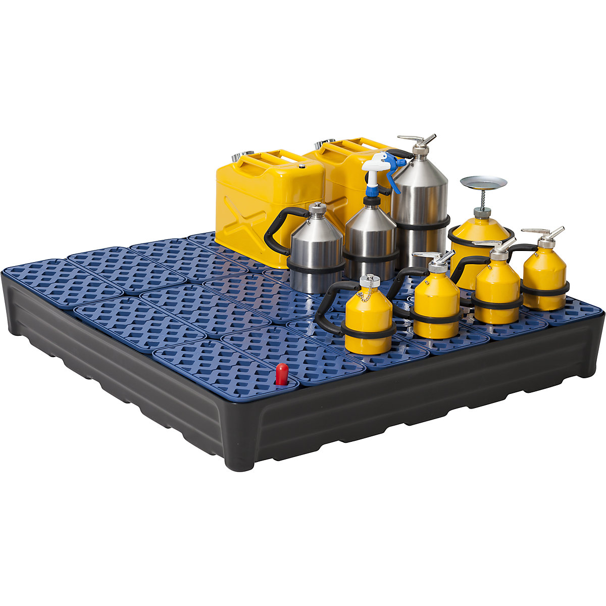 Vană din PE universală pentru recipiente mici – eurokraft pro (Imagine produs 2)-1