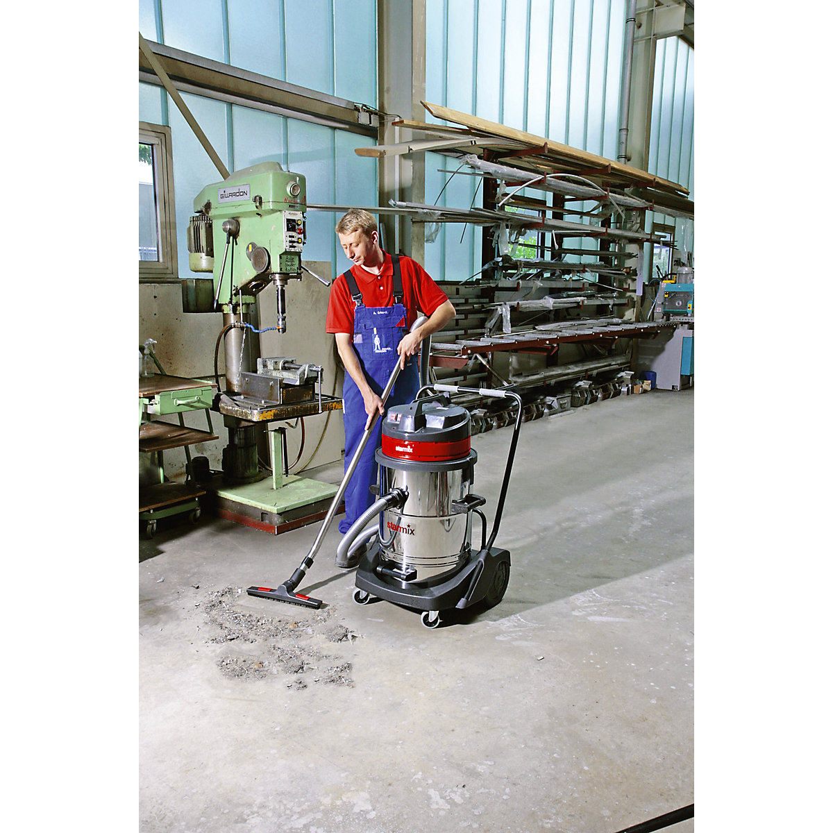 Aspirator industrial cu aspirare umedă și uscată seria GS – starmix (Imagine produs 2)-1