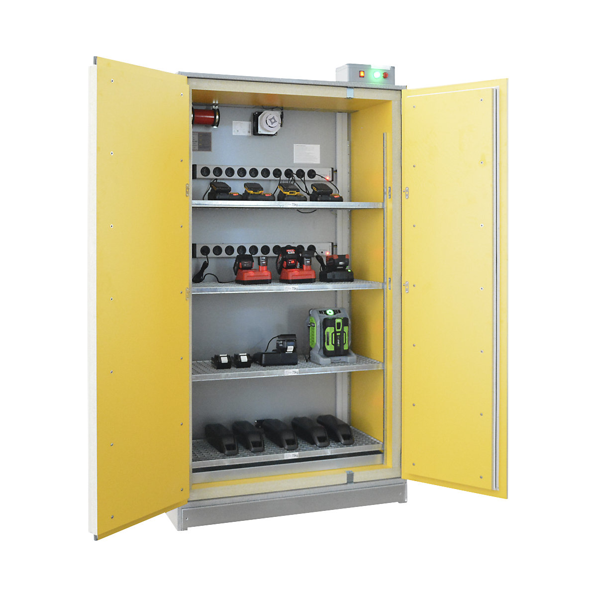 Dulap de siguranţă pentru încărcarea acumulatorilor SiS Li-Ion Basic Charge EI 90 – LaCont