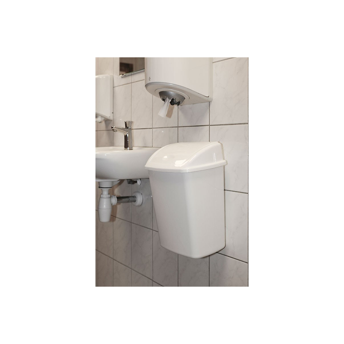 Coș de gunoi cu capac batant (Imagine produs 2)-1