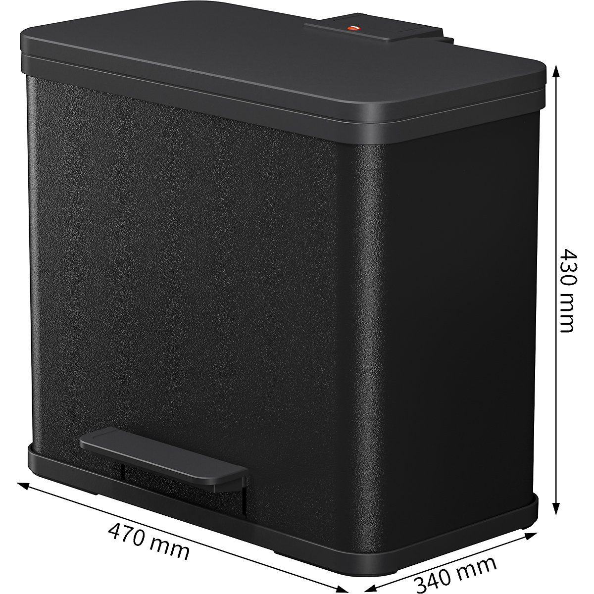 Colector ecologic de deșeuri, cu pedală – Hailo (Imagine produs 6)-5