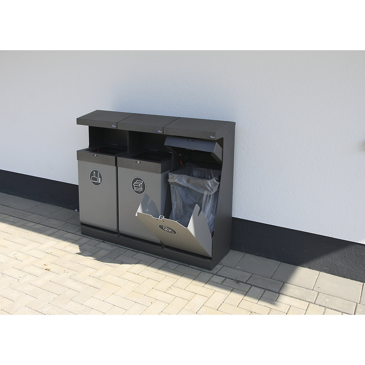 Stație de colectare deșeuri pentru exterior (Imagine produs 4)-3