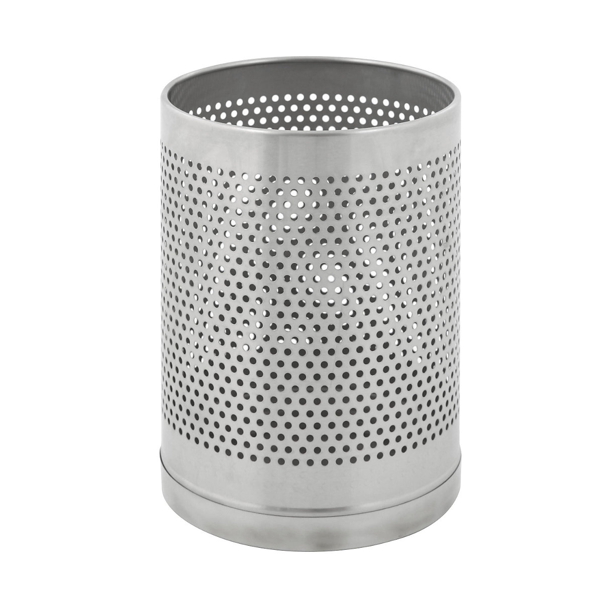 Coş de hârtii perforat, rotund