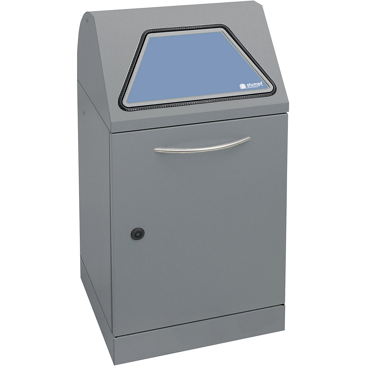 Recipient pentru sortarea deșeurilor reciclabile, clapetă acționată manual