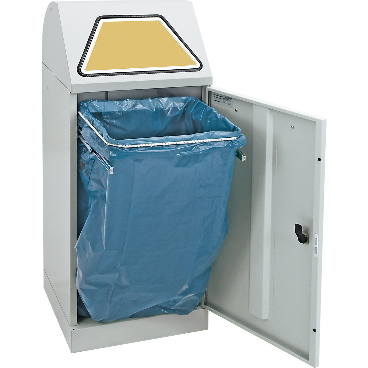 Recipient pentru sortarea deșeurilor reciclabile, clapetă acționată manual (Imagine produs 23)-22