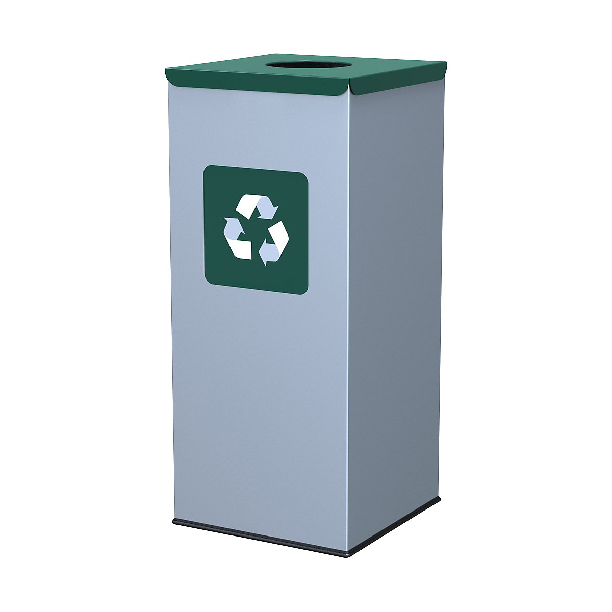 Recipient pentru sortarea deșeurilor reciclabile, pătrat