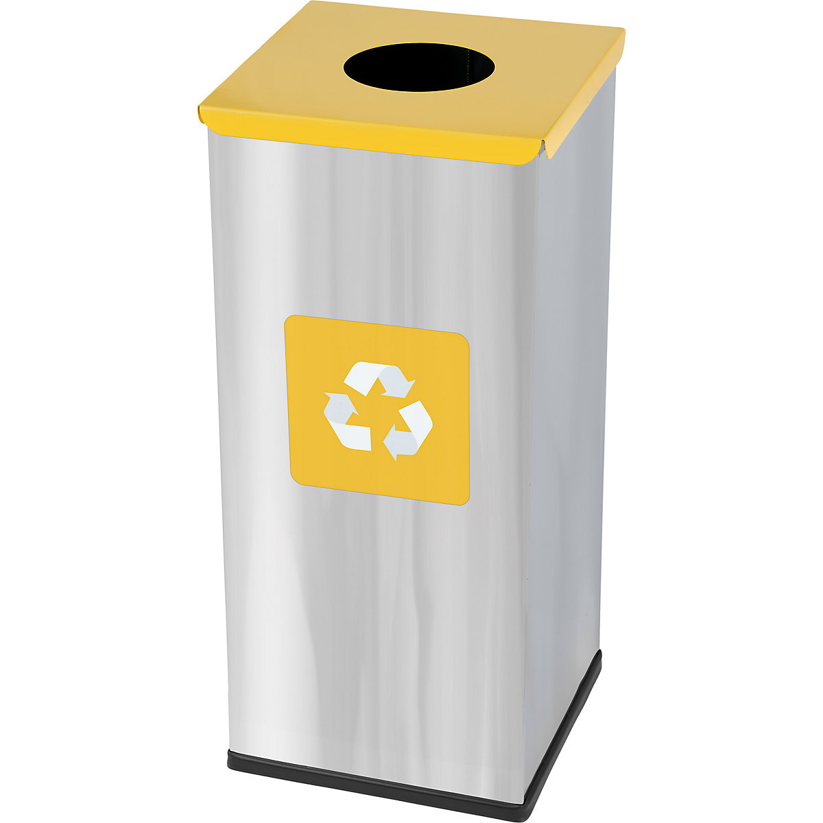 Recipient pentru sortarea deșeurilor reciclabile, pătrat