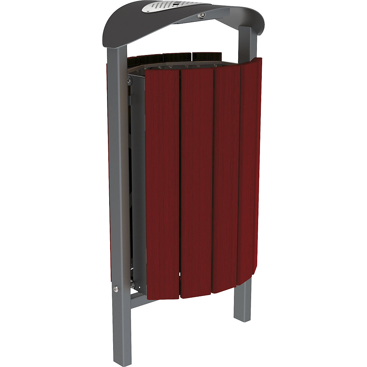 Coş de gunoi SILAOS® cu scrumieră – PROCITY