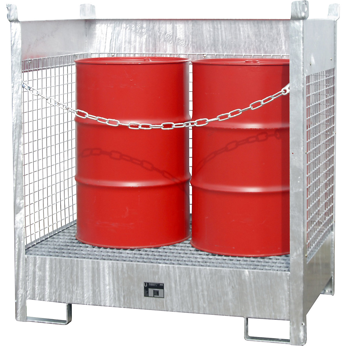 Palete de armazenagem e transporte com cuba coletora – eurokraft pro (Imagem do produto 4)-3