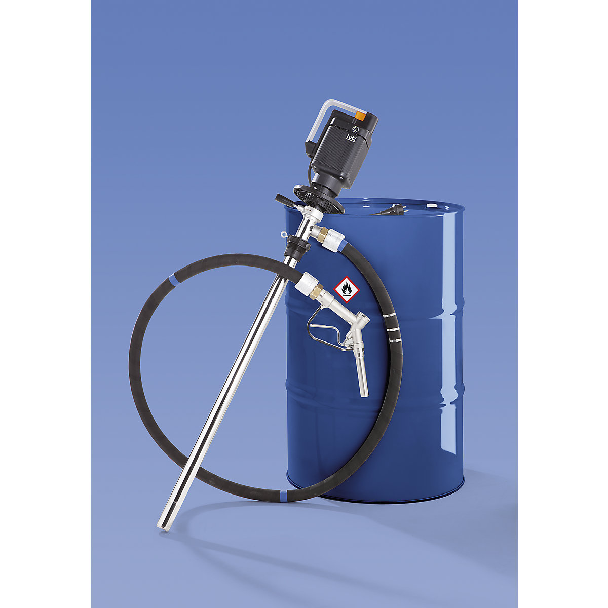 Conjunto de bomba elétrico para bidões – Lutz (Imagem do produto 2)-1