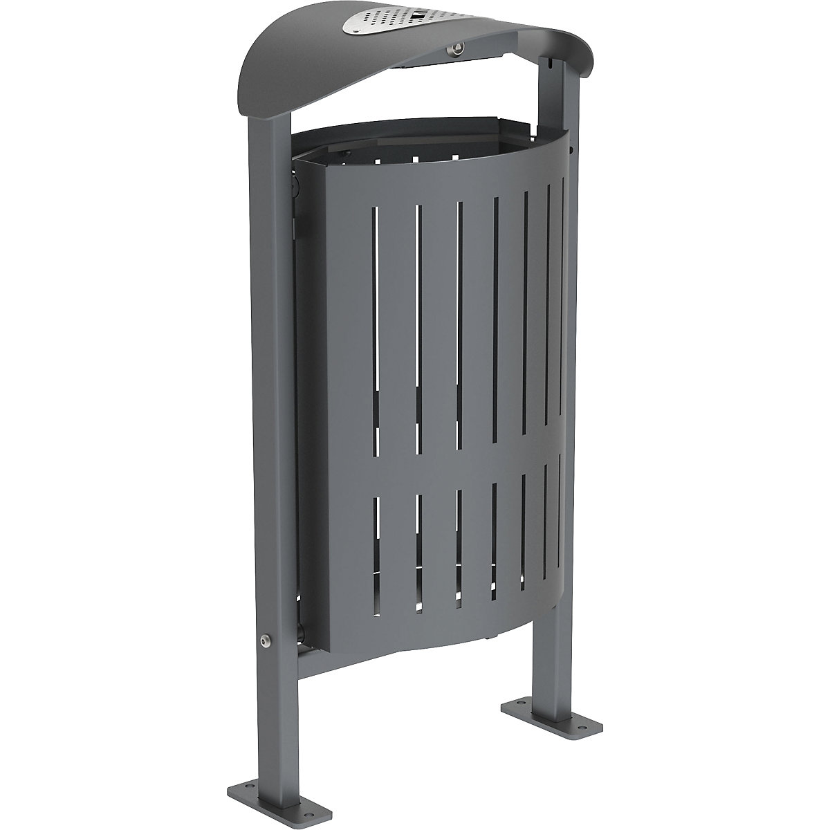 Caixote do lixo SILAOS® com cinzeiro – PROCITY