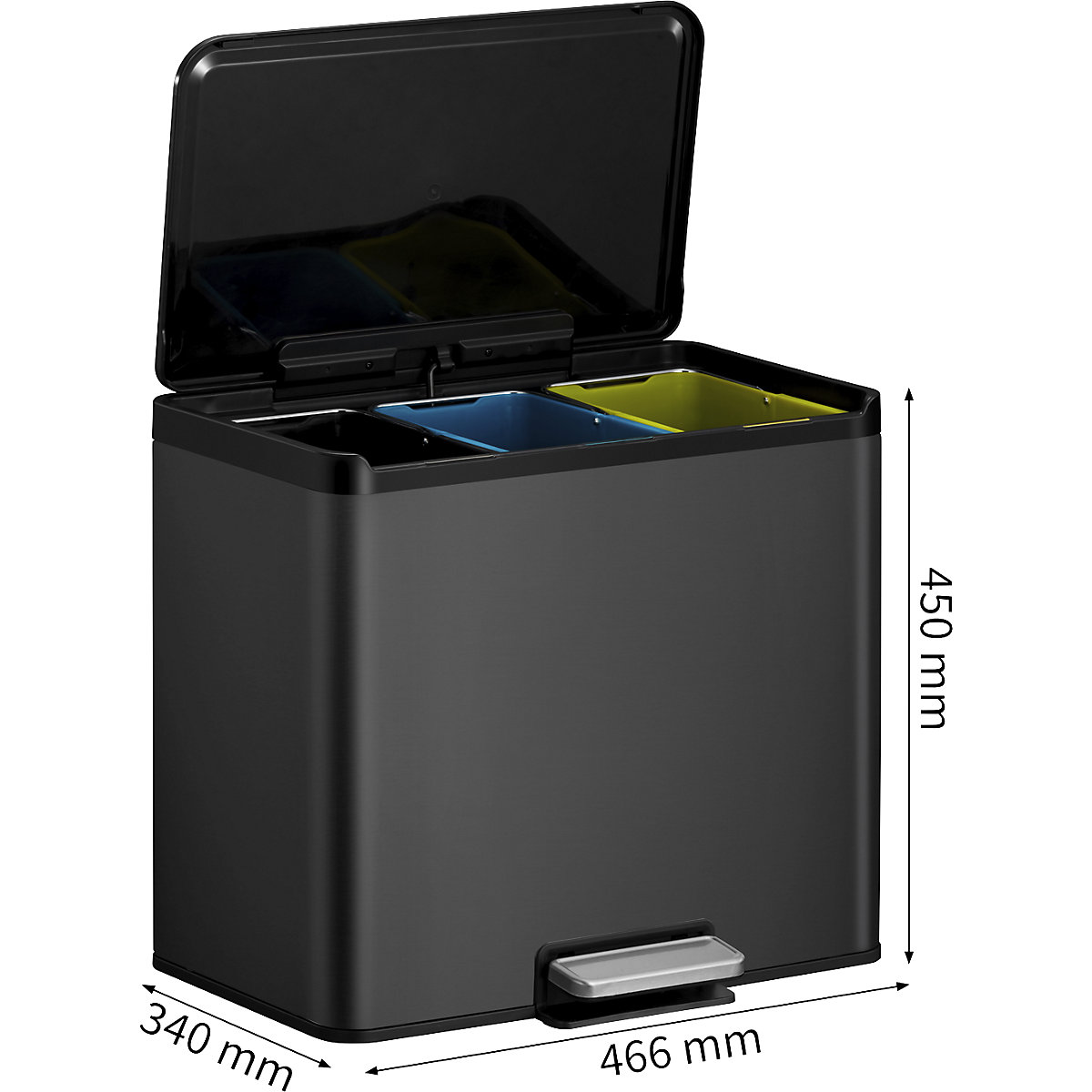 Balde com pedal Recycler, aço – EKO (Imagem do produto 7)-6