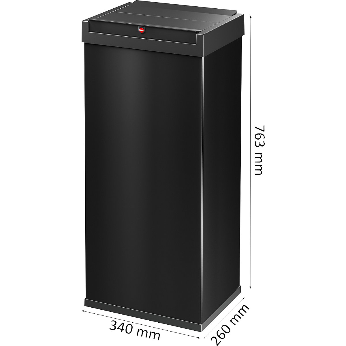 Caixote do lixo com tampa oscilante BIG-BOX SWING – Hailo (Imagem do produto 9)-8