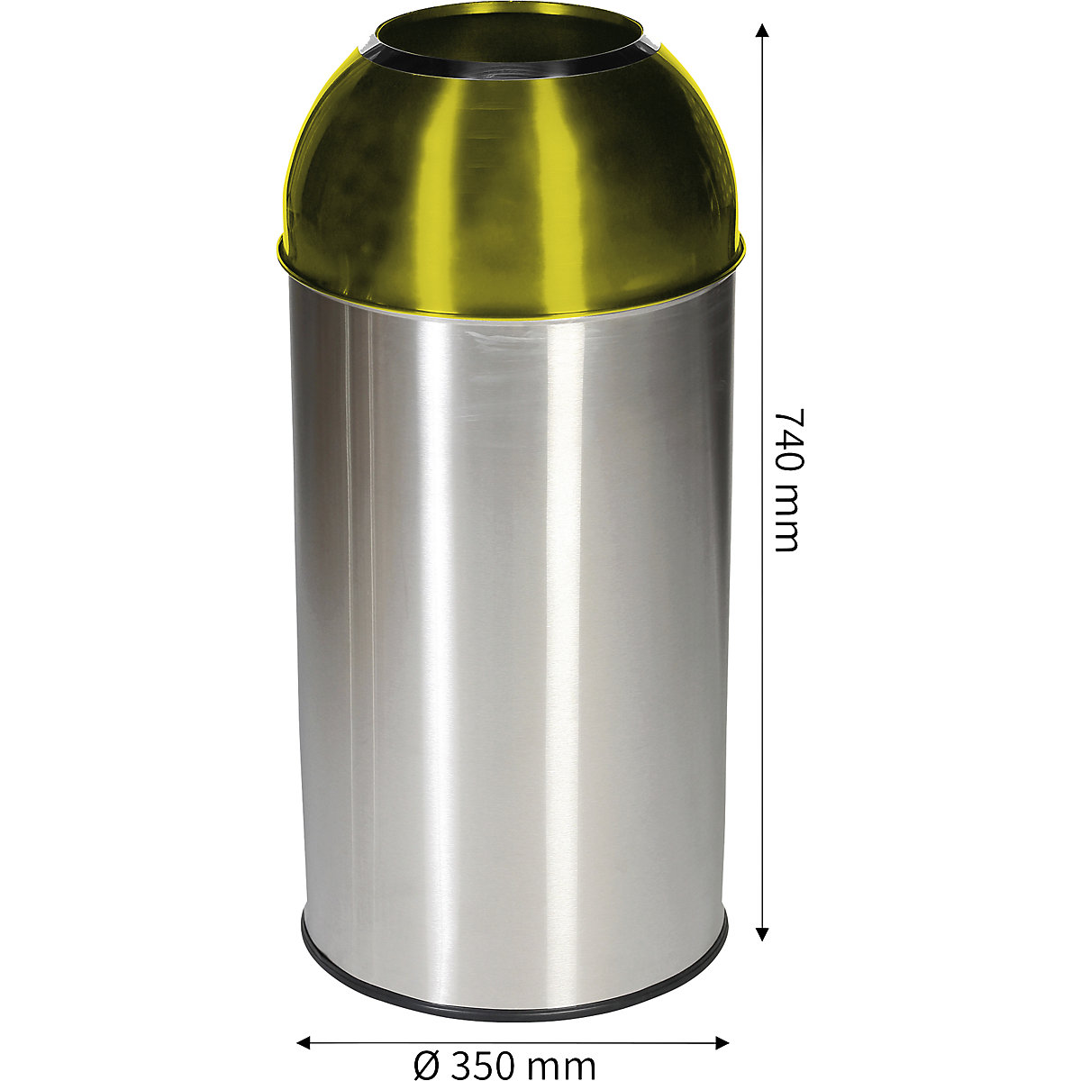 Coletor de lixo em aço inoxidável – Probbax (Imagem do produto 3)-2
