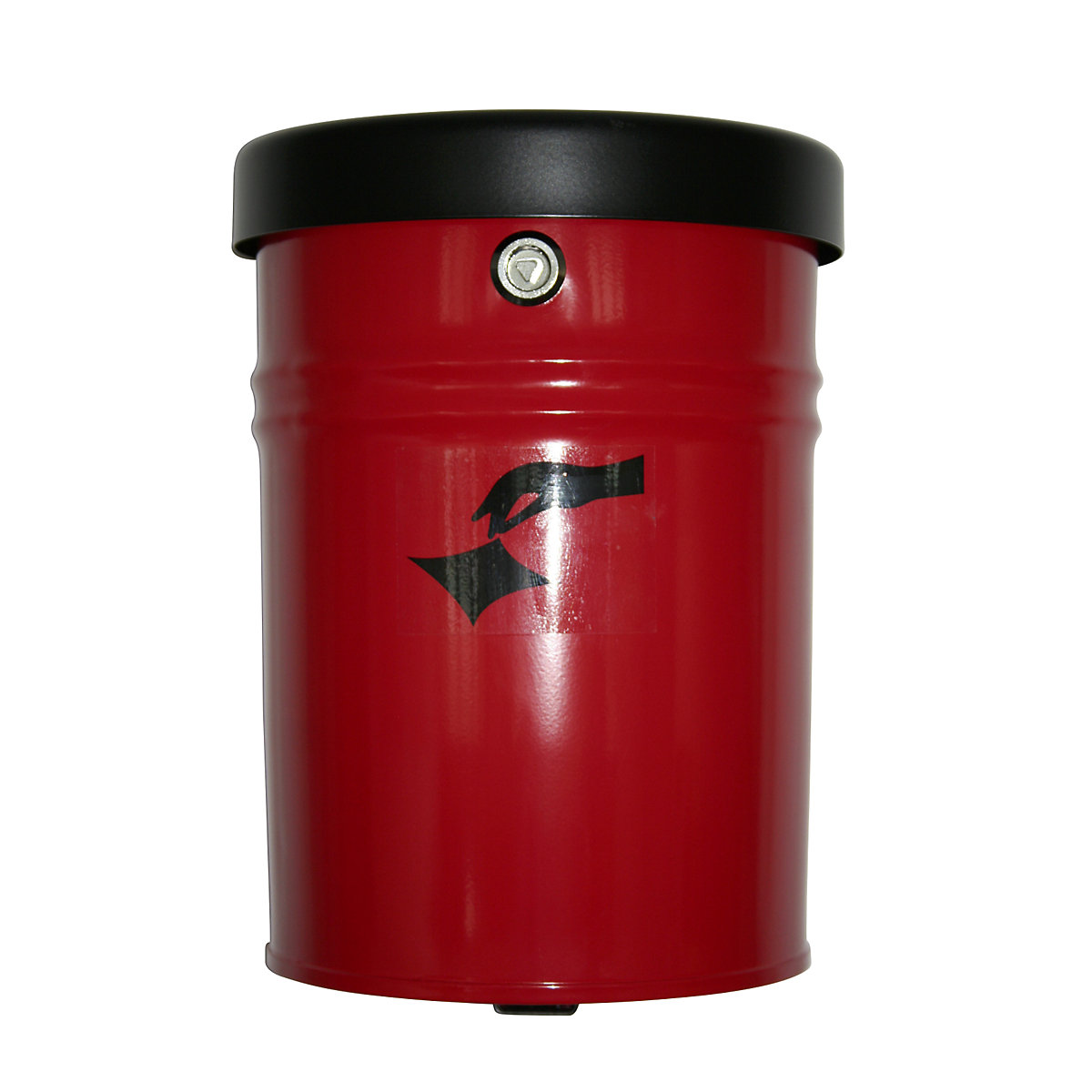 Recipiente de lixo de parede, fechável à chave (Imagem do produto 3)-2