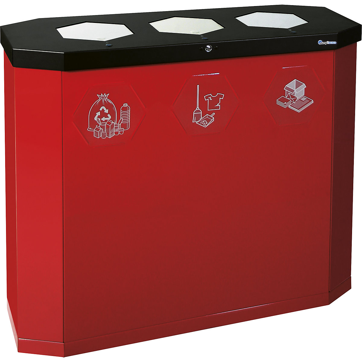 Coletor de materiais recicláveis Sixco swing