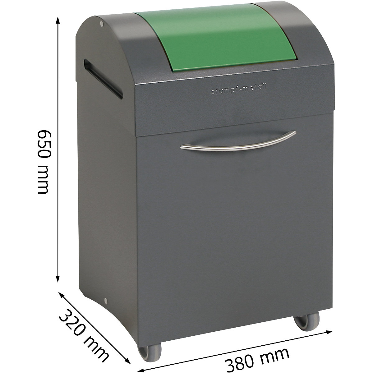 Coletor de materiais recicláveis, autoextintor (Imagem do produto 7)-6