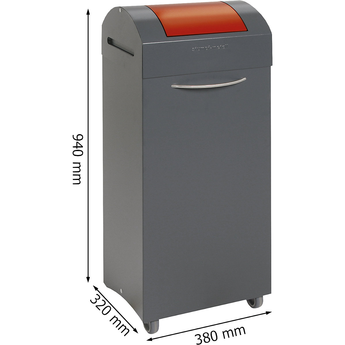 Coletor de materiais recicláveis, autoextintor (Imagem do produto 7)-6