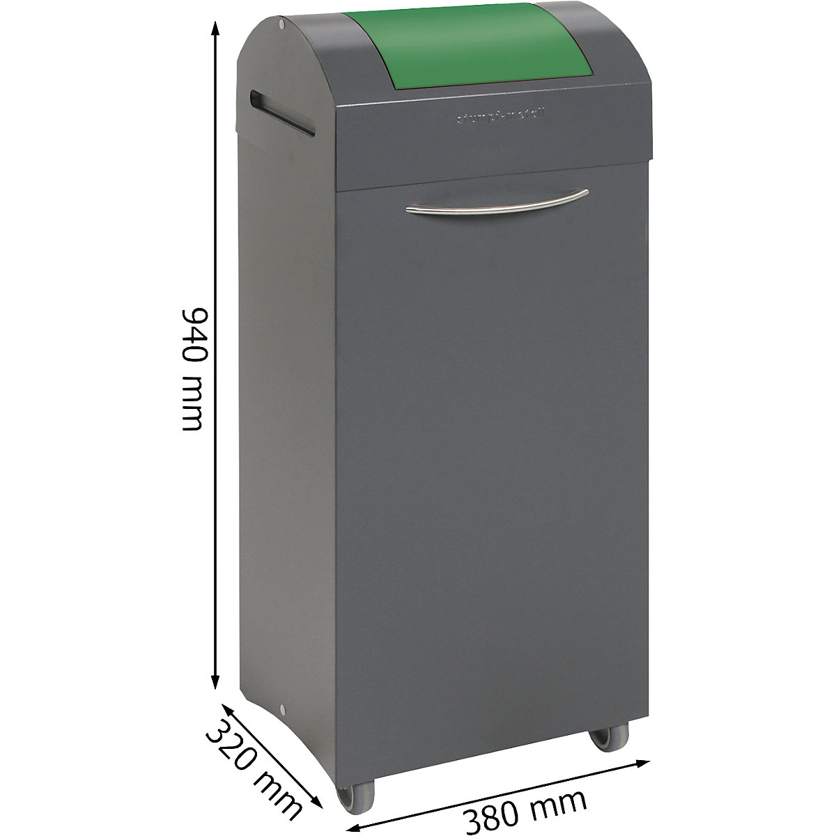 Coletor de materiais recicláveis, autoextintor (Imagem do produto 7)-6