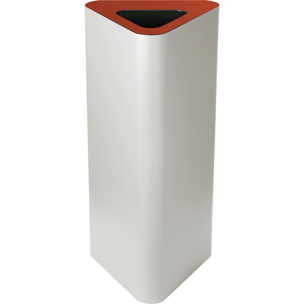 Coletor de recicláveis Pure, triangular