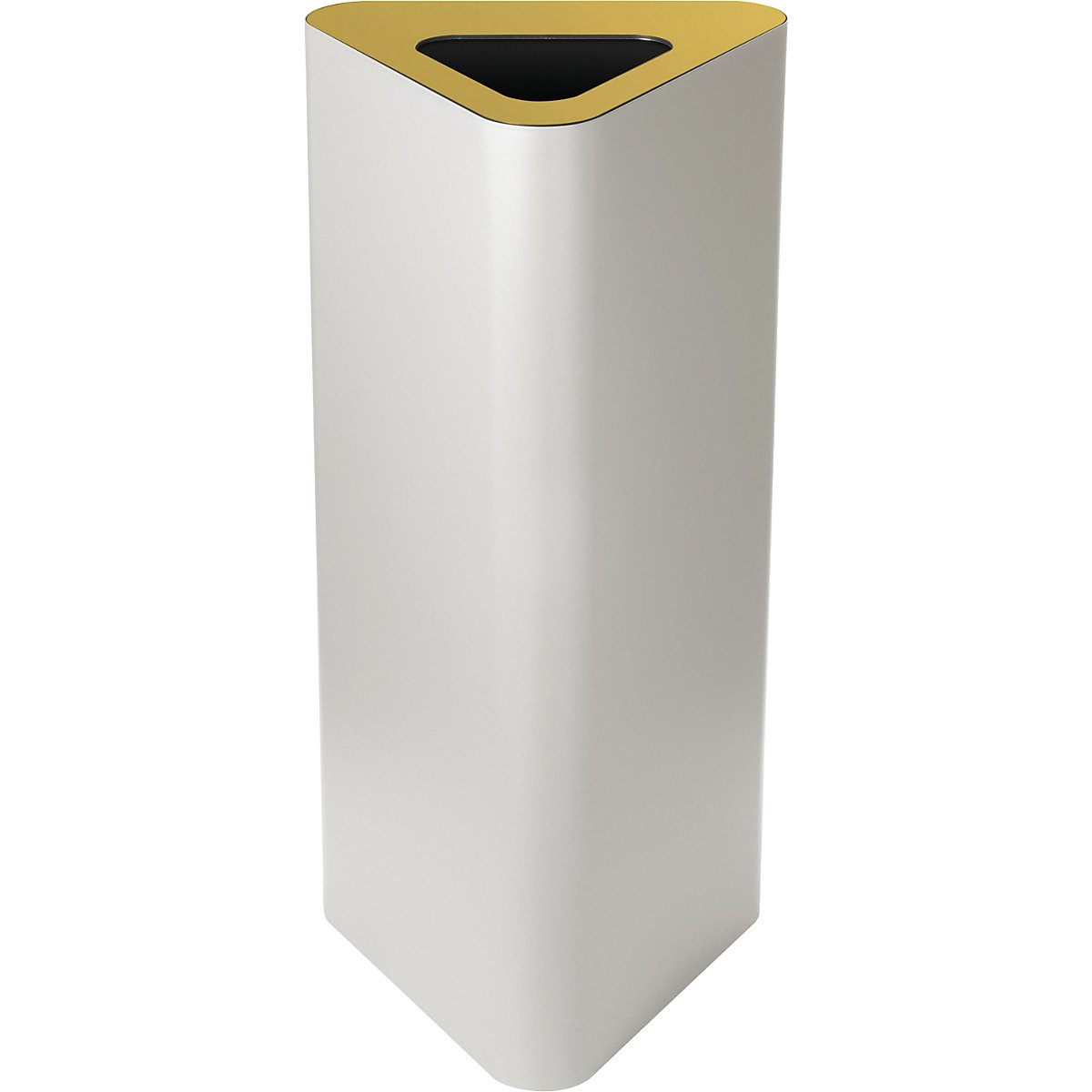 Coletor de recicláveis Pure, triangular