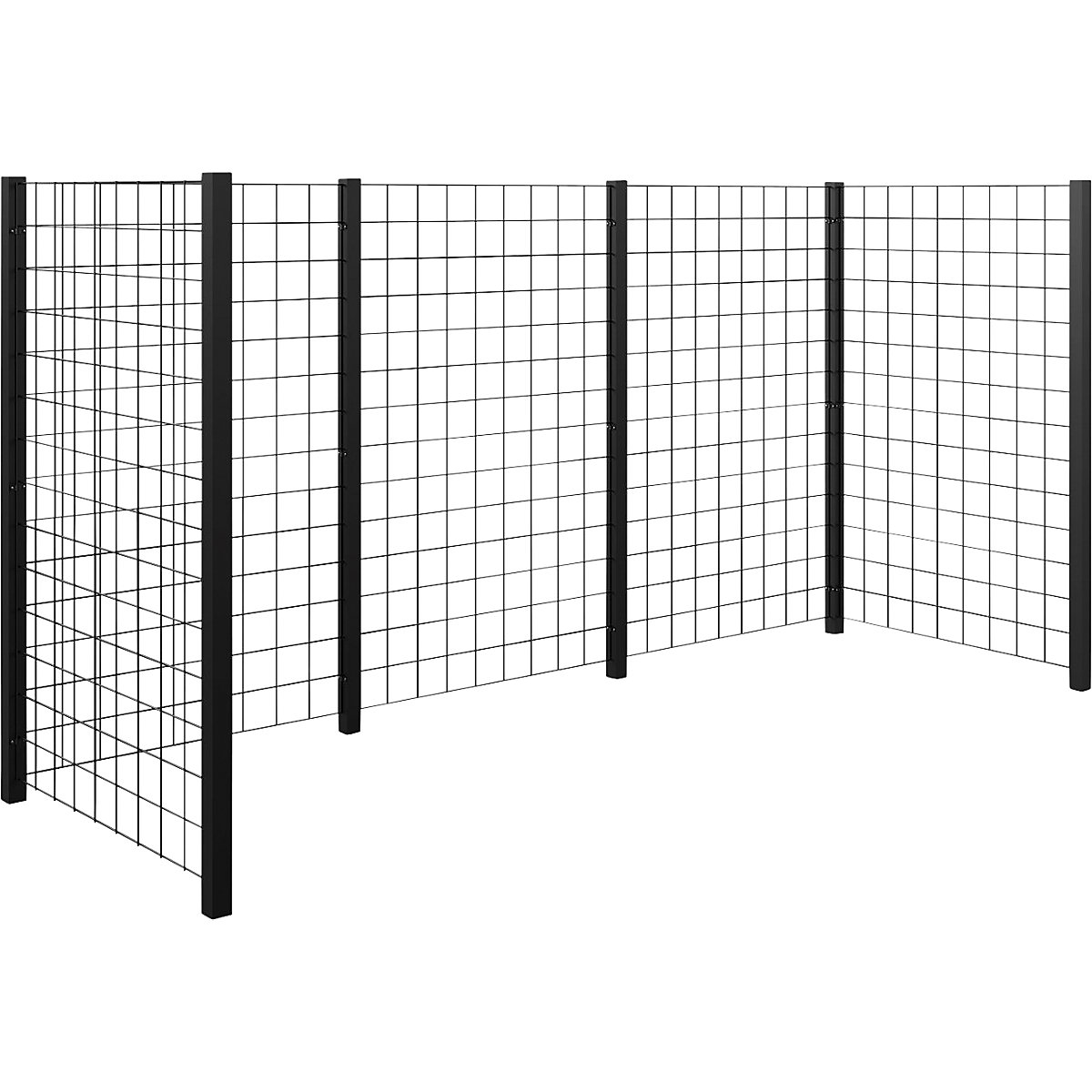 Separação para contentores de lixo