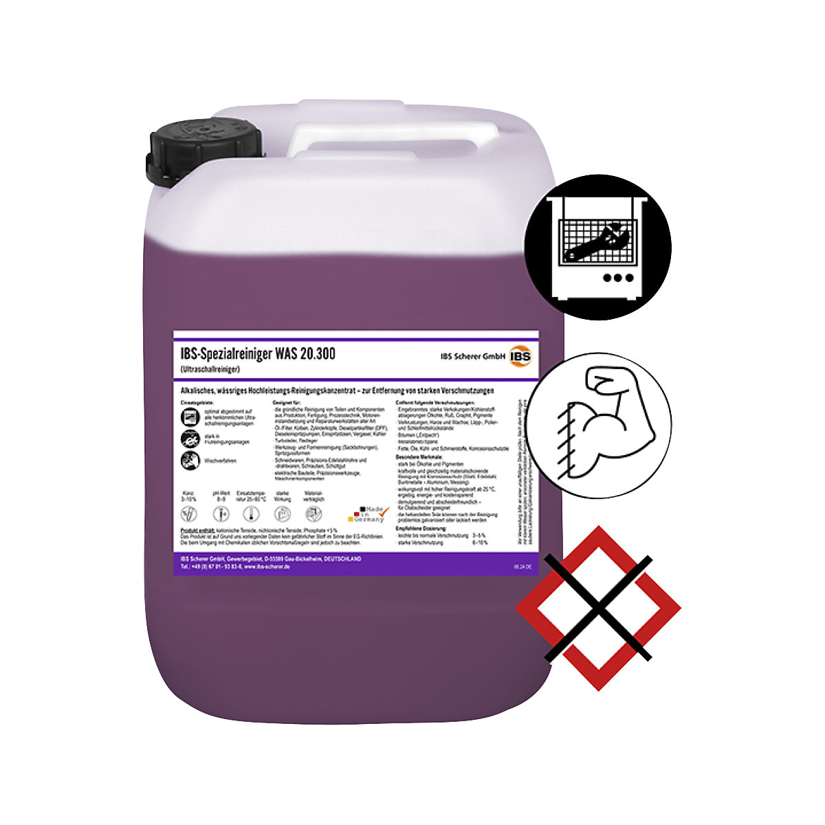 Detergente para limpeza ultrassónica WAS 20.300 - IBS Scherer