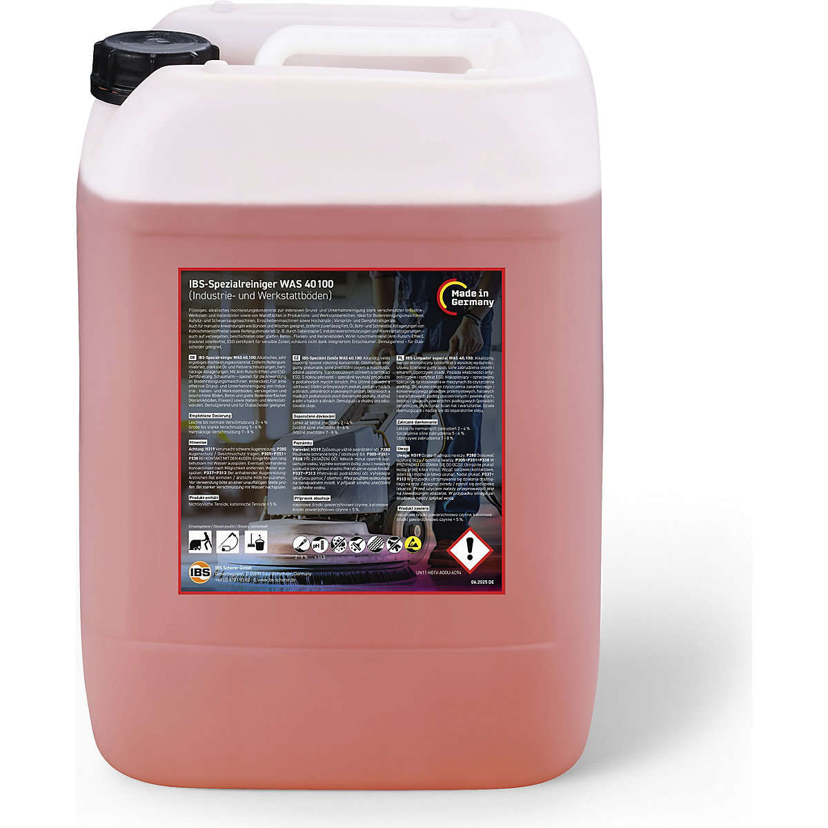 Detergente para pavimentos de oficina WAS 40.100 – IBS Scherer (Imagem do produto 6)-5