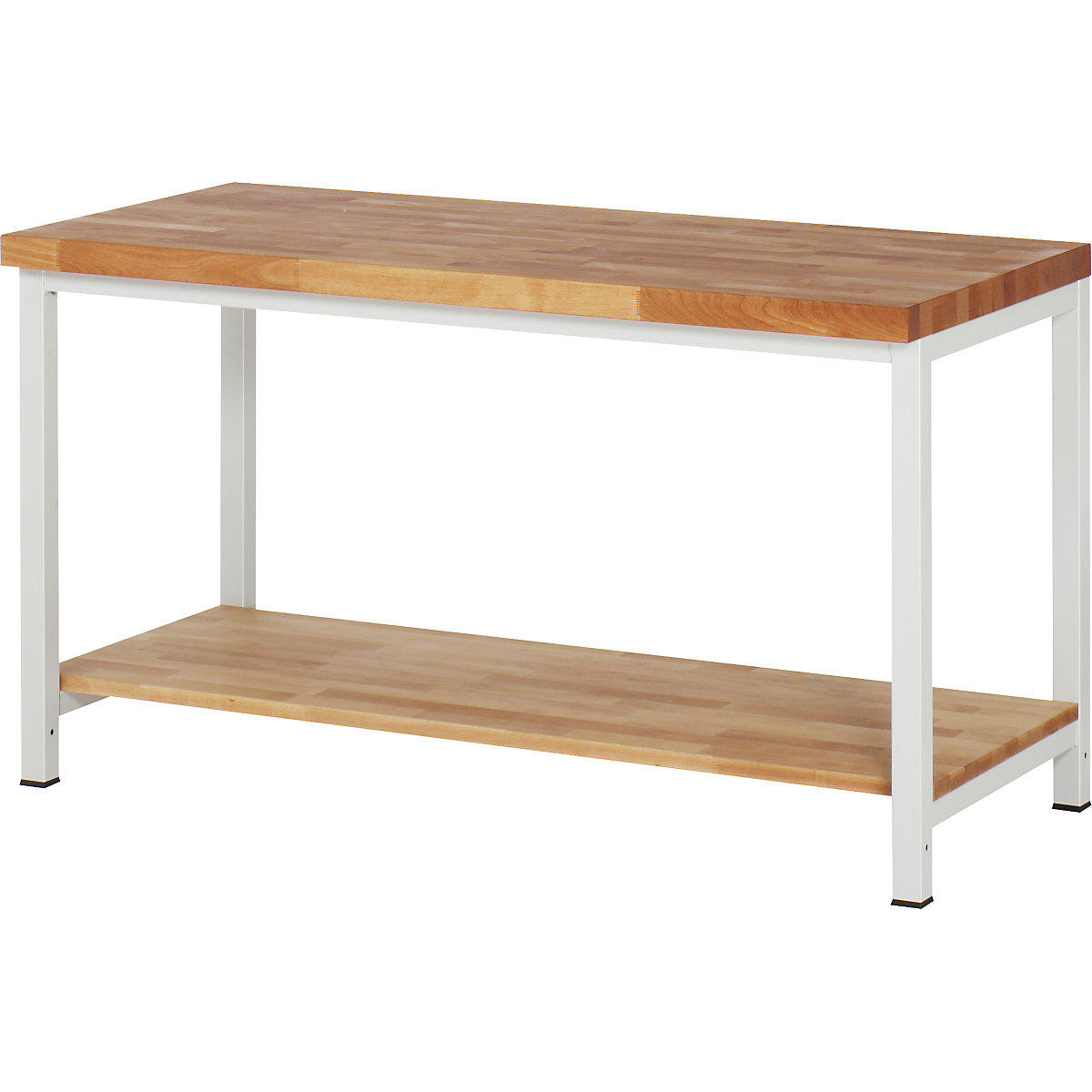 Banc de lucru, cu cadru Serie 8000 – eurokraft pro, 1 poliță, lăț. x ad. 1500 x 700 mm-0