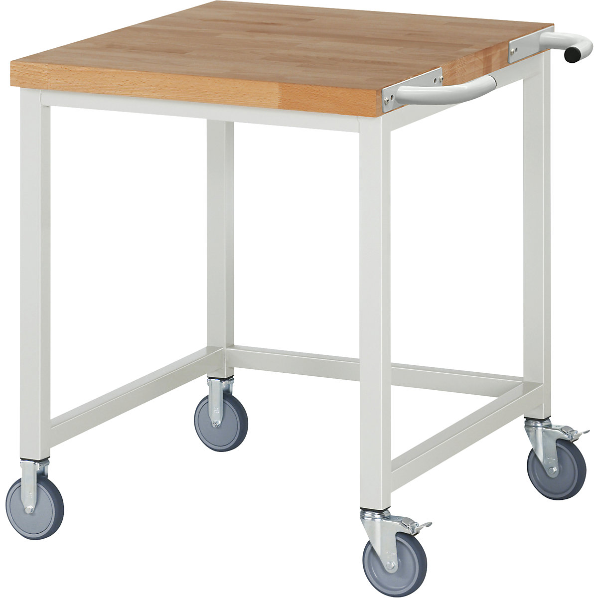 Banc de lucru mobil serie 8000, cu cadru – eurokraft pro, cadru deschis, lăț. x ad. 750 x 900 mm-0