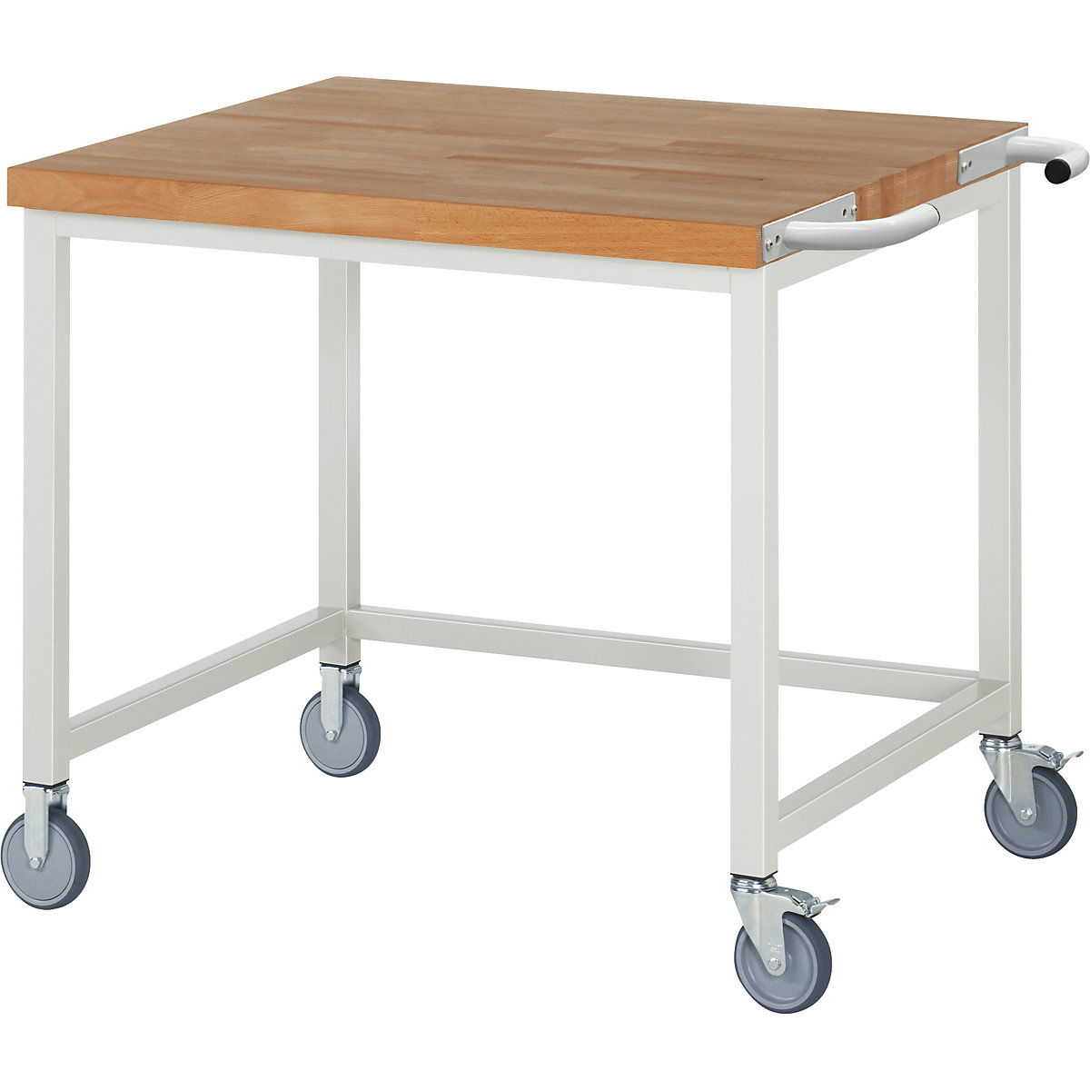 Banc de lucru mobil serie 8000, cu cadru – eurokraft pro, cadru deschis, lăț. x ad. 1000 x 900 mm-0