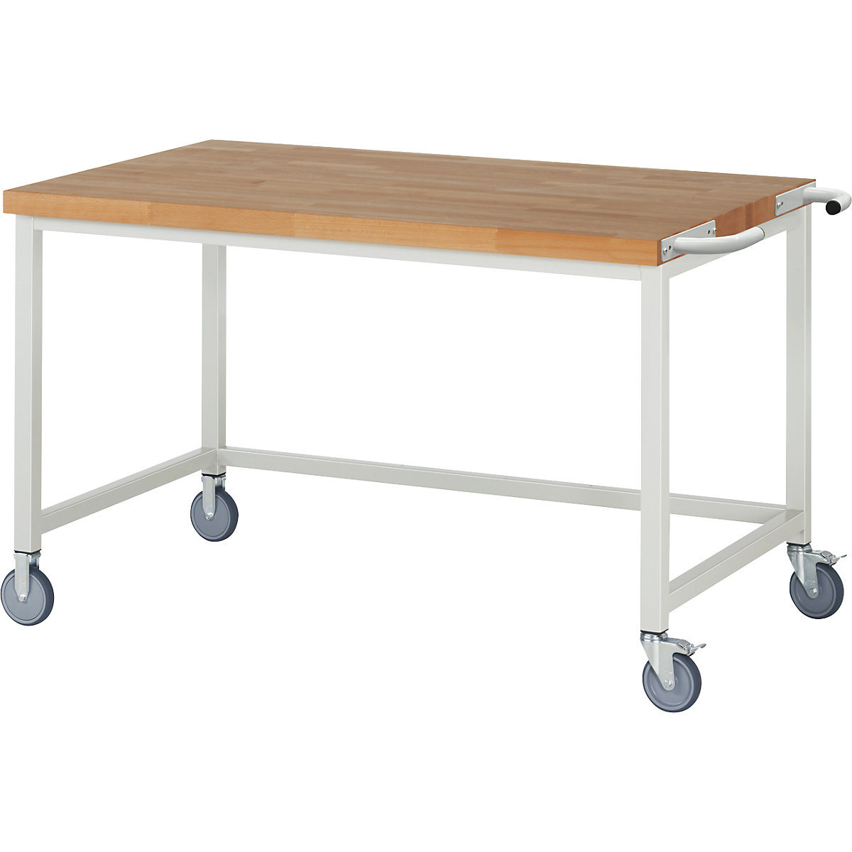 Banc de lucru mobil serie 8000, cu cadru – eurokraft pro, cadru deschis, lăț. x ad. 1500 x 900 mm-0