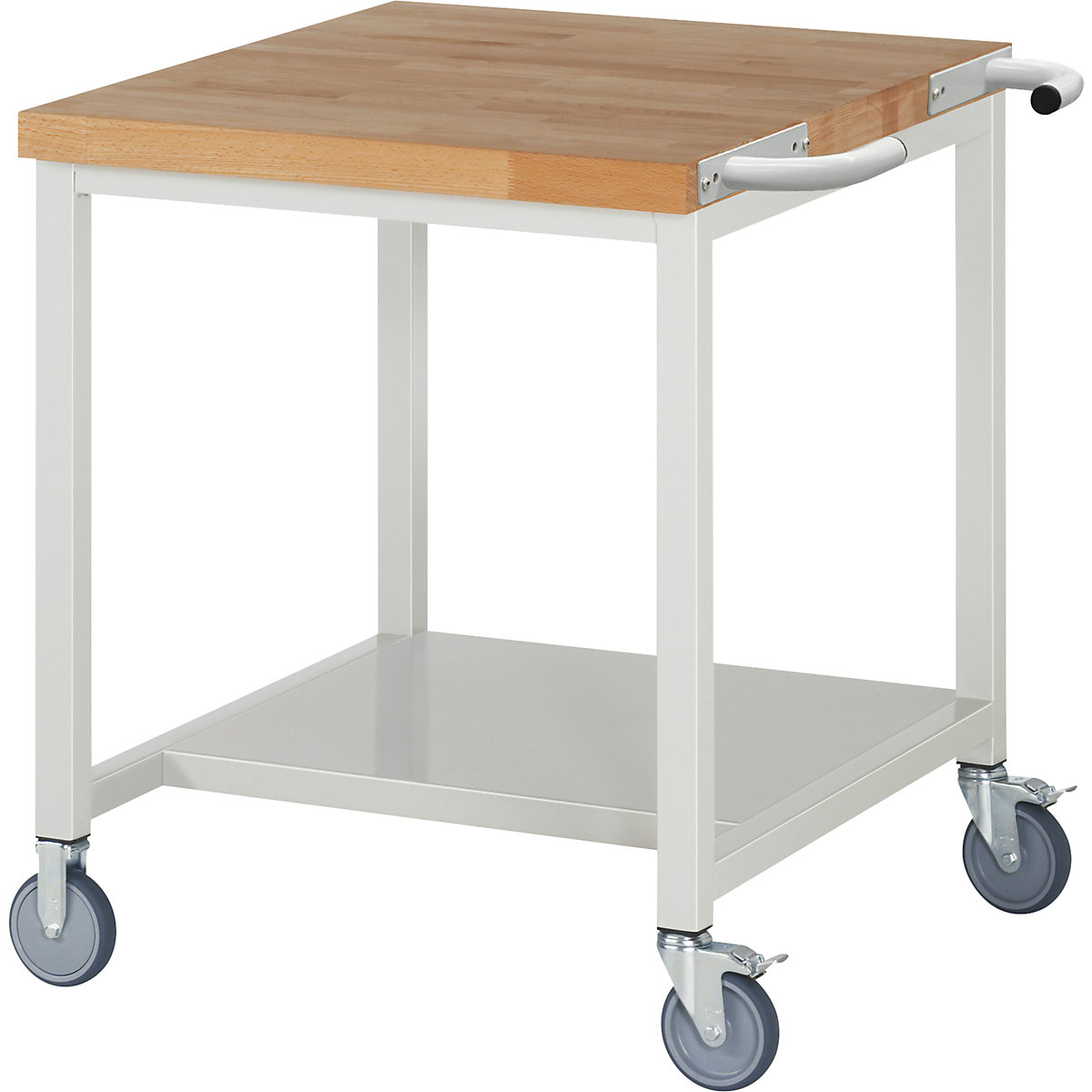 Banc de lucru mobil serie 8000, cu cadru – eurokraft pro, 1 poliță, lăț. x ad. 750 x 900 mm-0