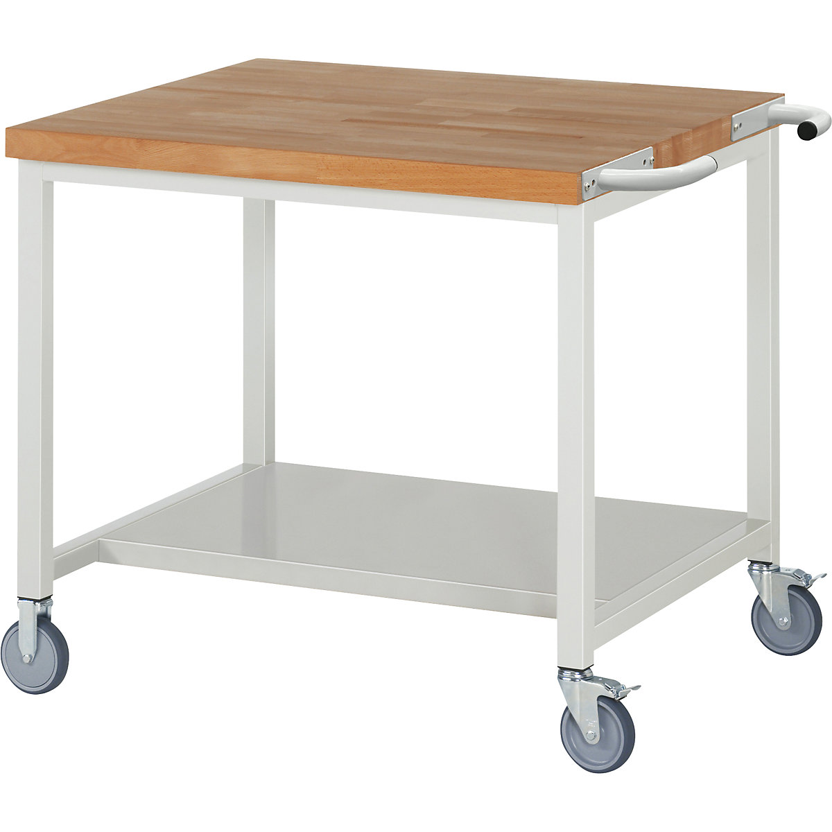 Banc de lucru mobil serie 8000, cu cadru – eurokraft pro, 1 poliță, lăț. x ad. 1000 x 900 mm-0