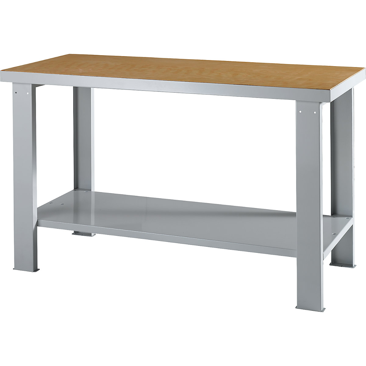 Banc de lucru, sistem modular – eurokraft basic, înălțime 850 mm, blat de lucru din placaj, lăț. x ad. 1500 x 700 mm-0