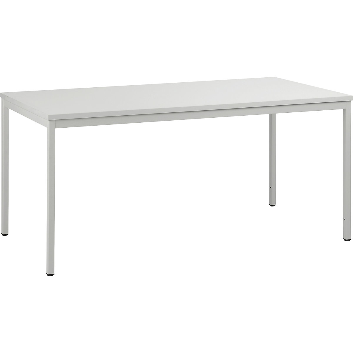 Birou pentru maistru, gri deschis – eurokraft basic, model de bază, lăț. x ad. 1600 x 800 mm-0