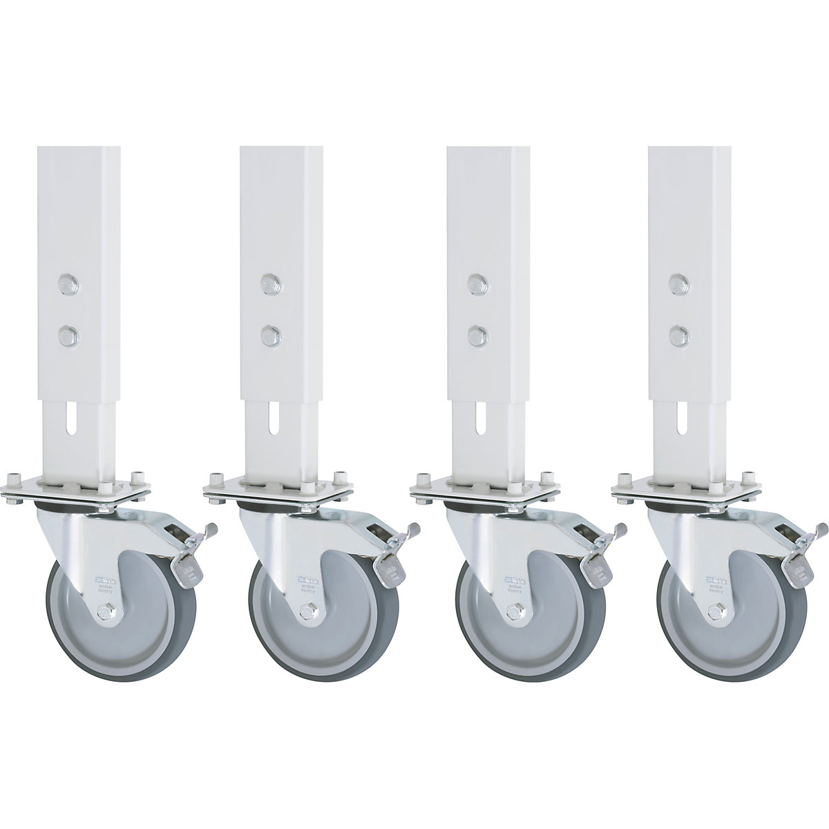 Masă de lucru cu poliță, mobilă – RAU (Imagine produs 2)-1